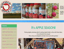 Tablet Screenshot of bayfieldapple.com